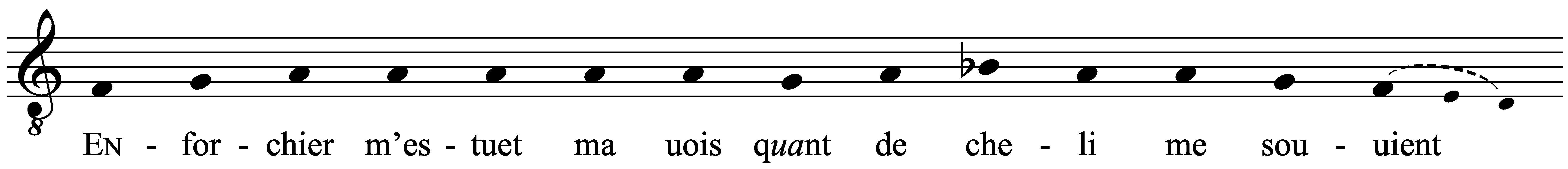 Work musical notation
